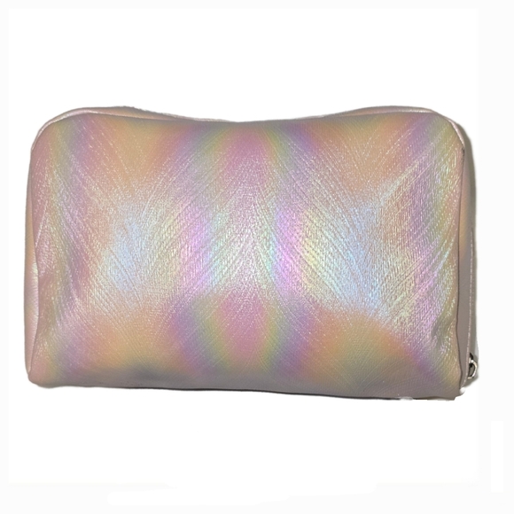 🆕Pearlescent Pink Makeup / Cosmetic Bag - NEW - Picture 1 of 5
